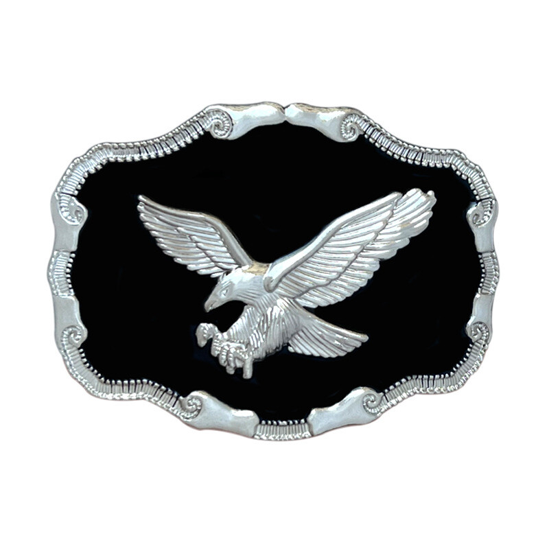 Zinc alloy belt buckle Western denim Eagle belt buckle denim style