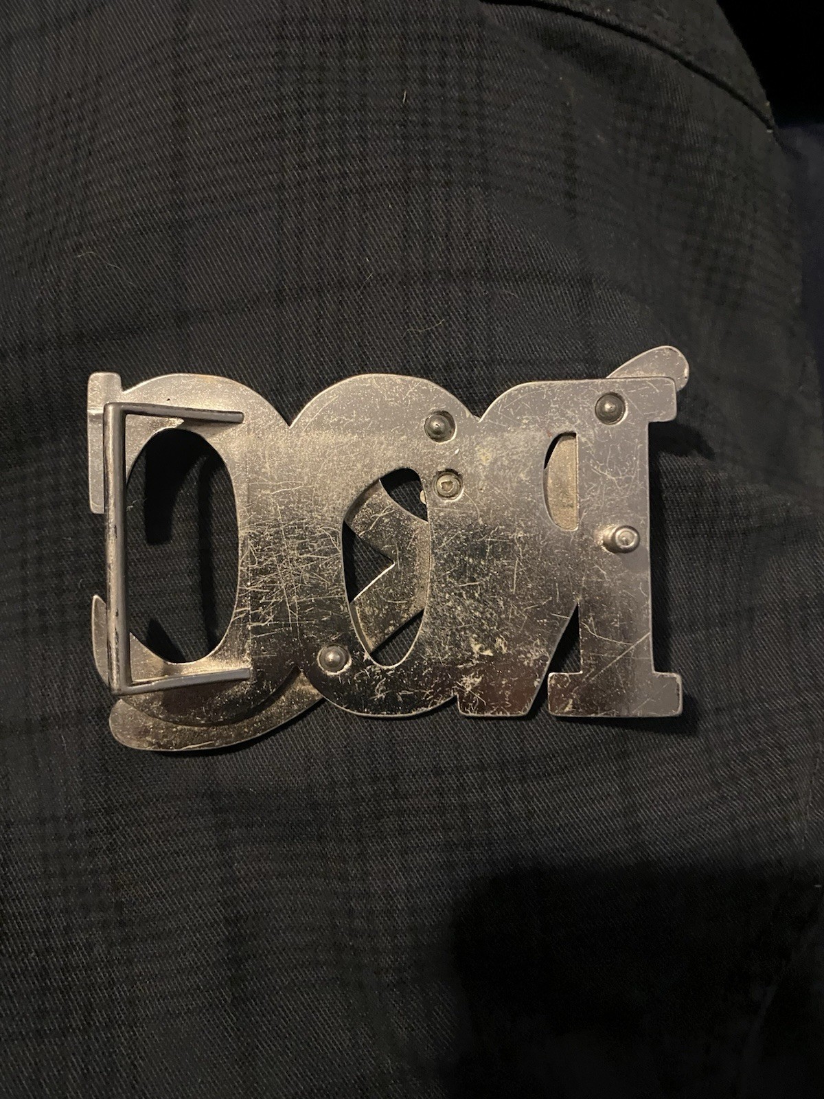 Rocawear Silver Metal Logo Belt Buckle Shiny Interchangeable Fits 1.5in