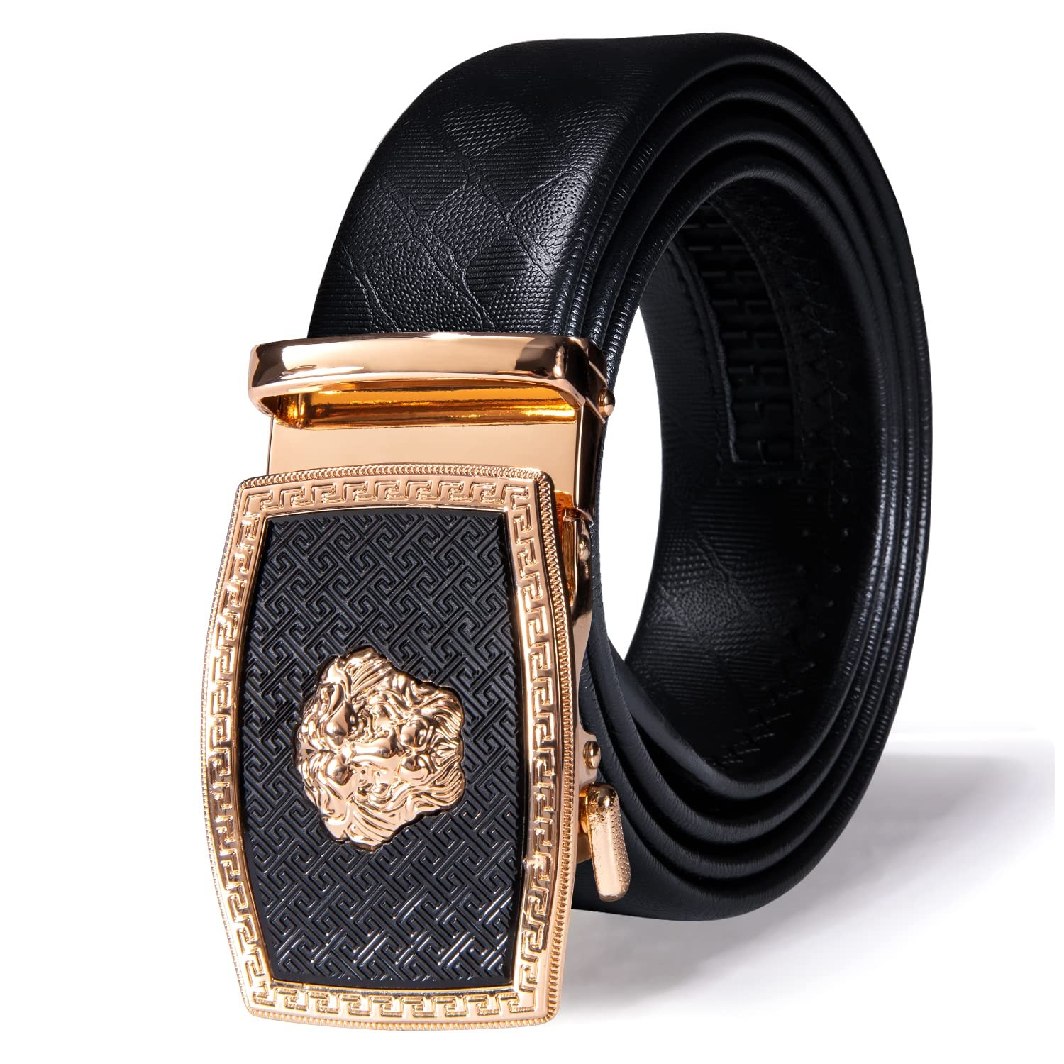 Dubulle Belts For waist size 24 » to 38 », belt 43 »(110cm), A Gold Orangutan