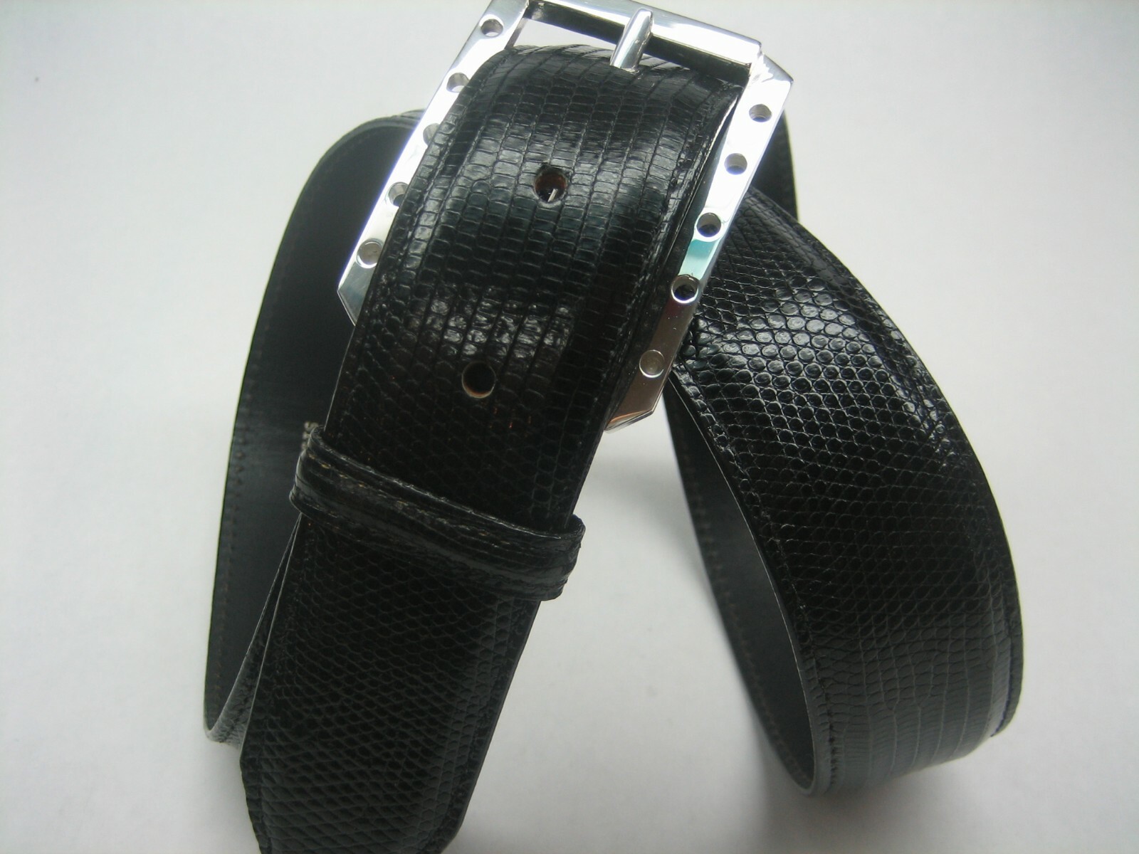 STERLING SILVER 925 BUCKLE AVAILABLE FOR 1&Prime; 1-1/8&Prime; 1-1/4&Prime; 1-3/8&Prime; 1-1/2&Prime; BELTS