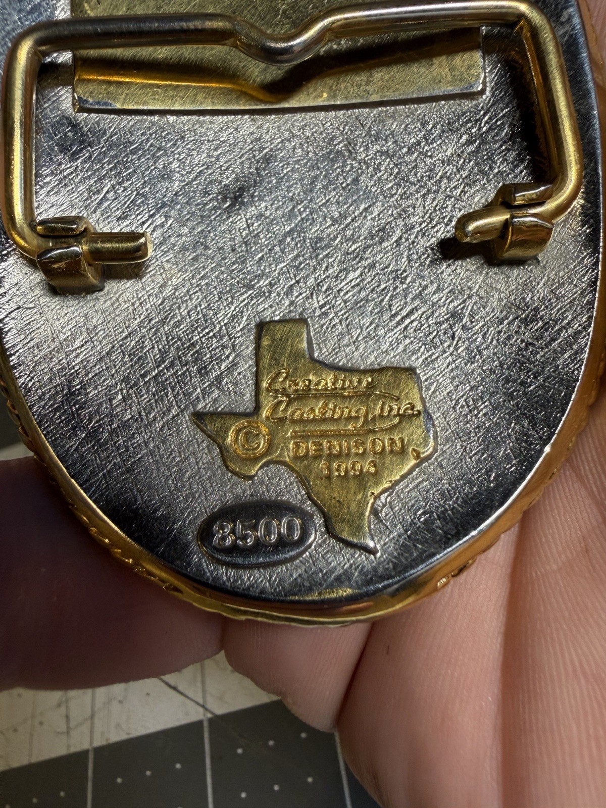 Vintage 1994 68th Annual Illinois State Skeet Championships Belt Buckle