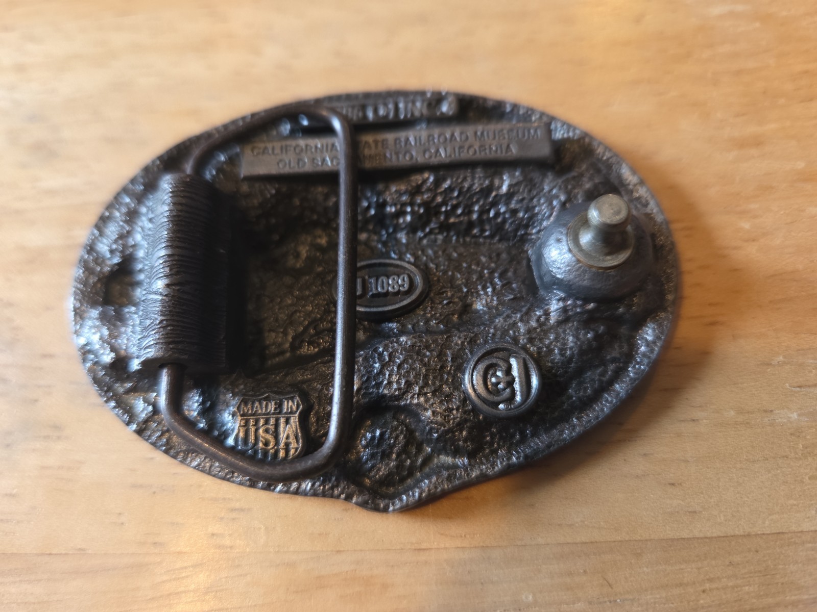 The Covered Wagon Western Pacific Belt Buckle