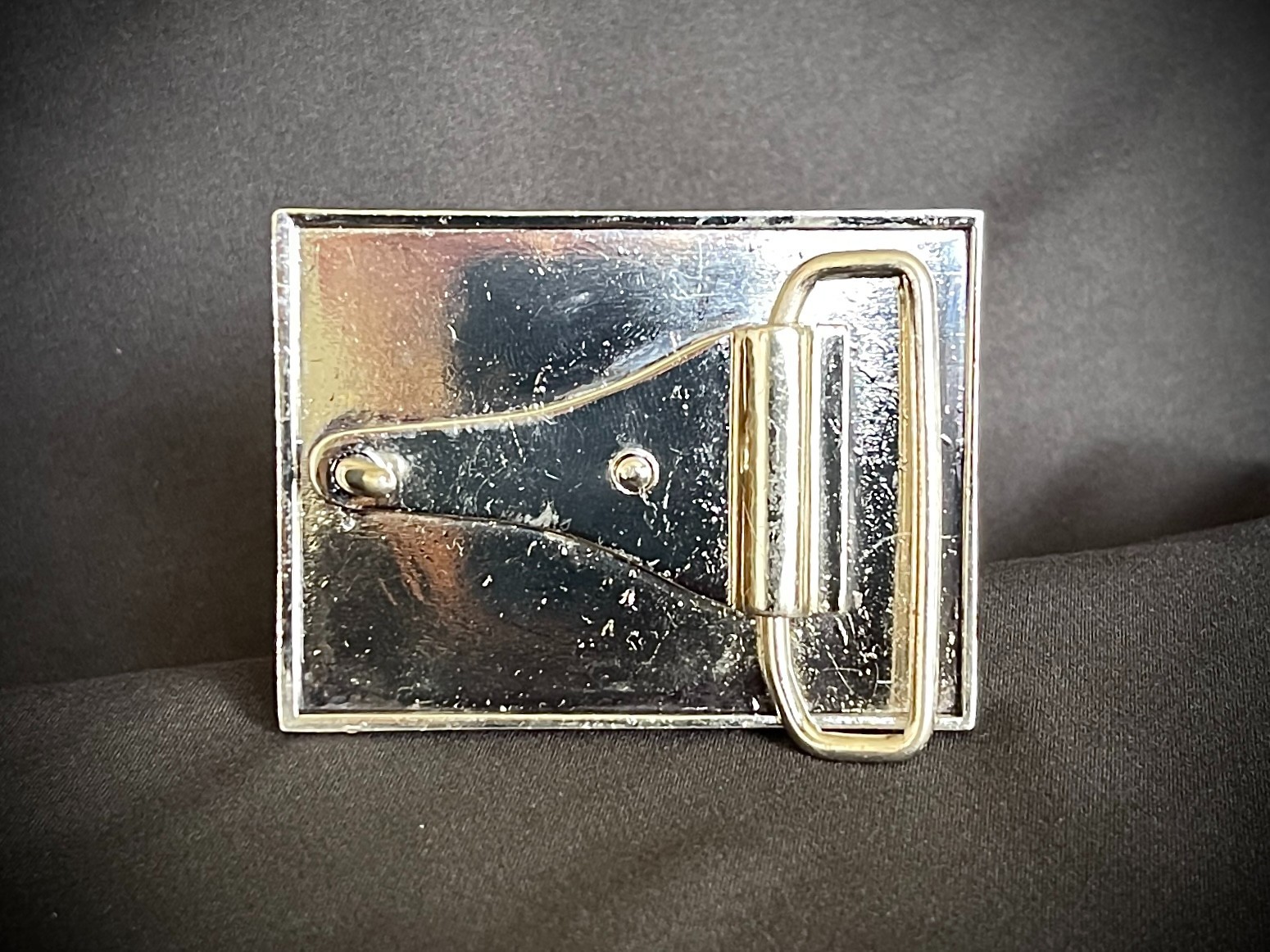 Blue Cabochon Industrial Handmade Belt Buckle Archive 2007-2009 Darren McNeese