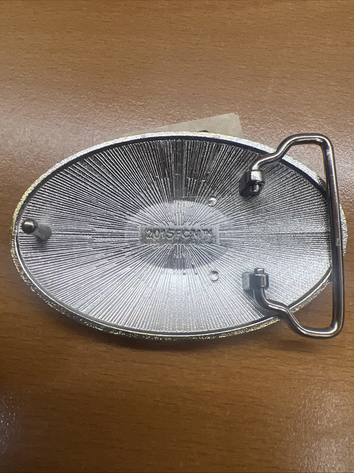 Belt Buckle With 1$ Coin (Treaty With The Delawares)2015 Fcm