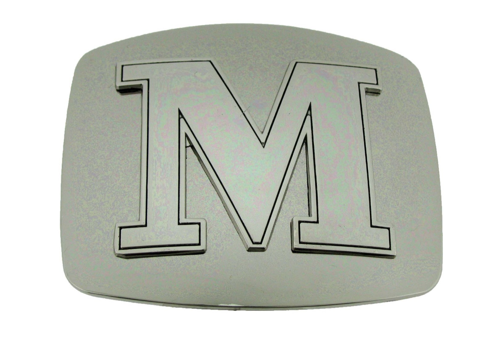 Initial M Belt Buckle Multiple Style Real Rodeo Western Letter Cowboy Men Women