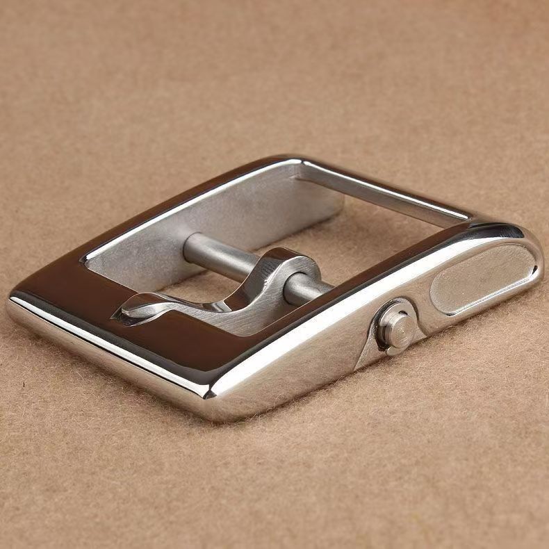 Men&rsquo;s stainless steel thickened cast belt buckle, detachable buckle belt buckle