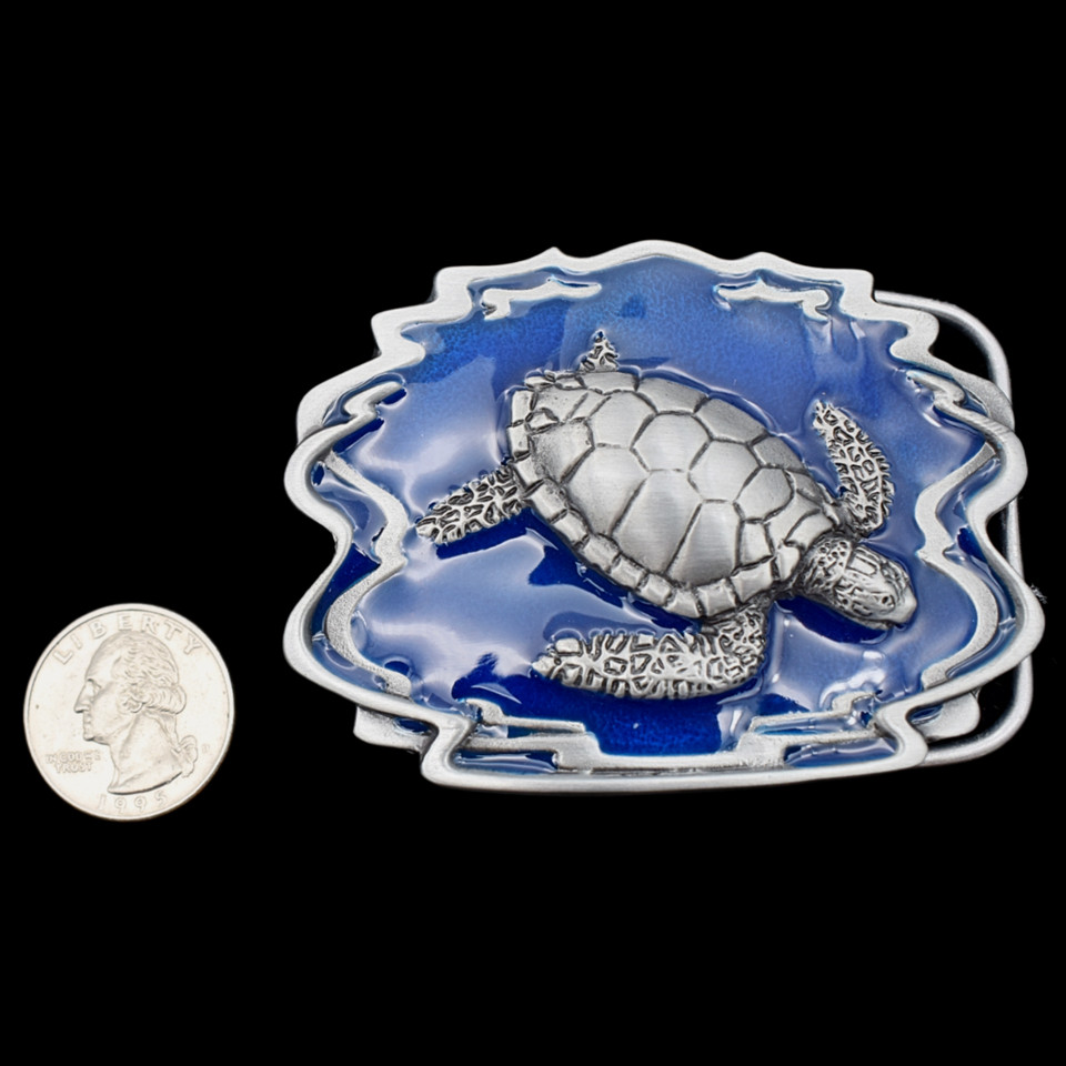 Sea Turtle Belt Buckle by Great American Products