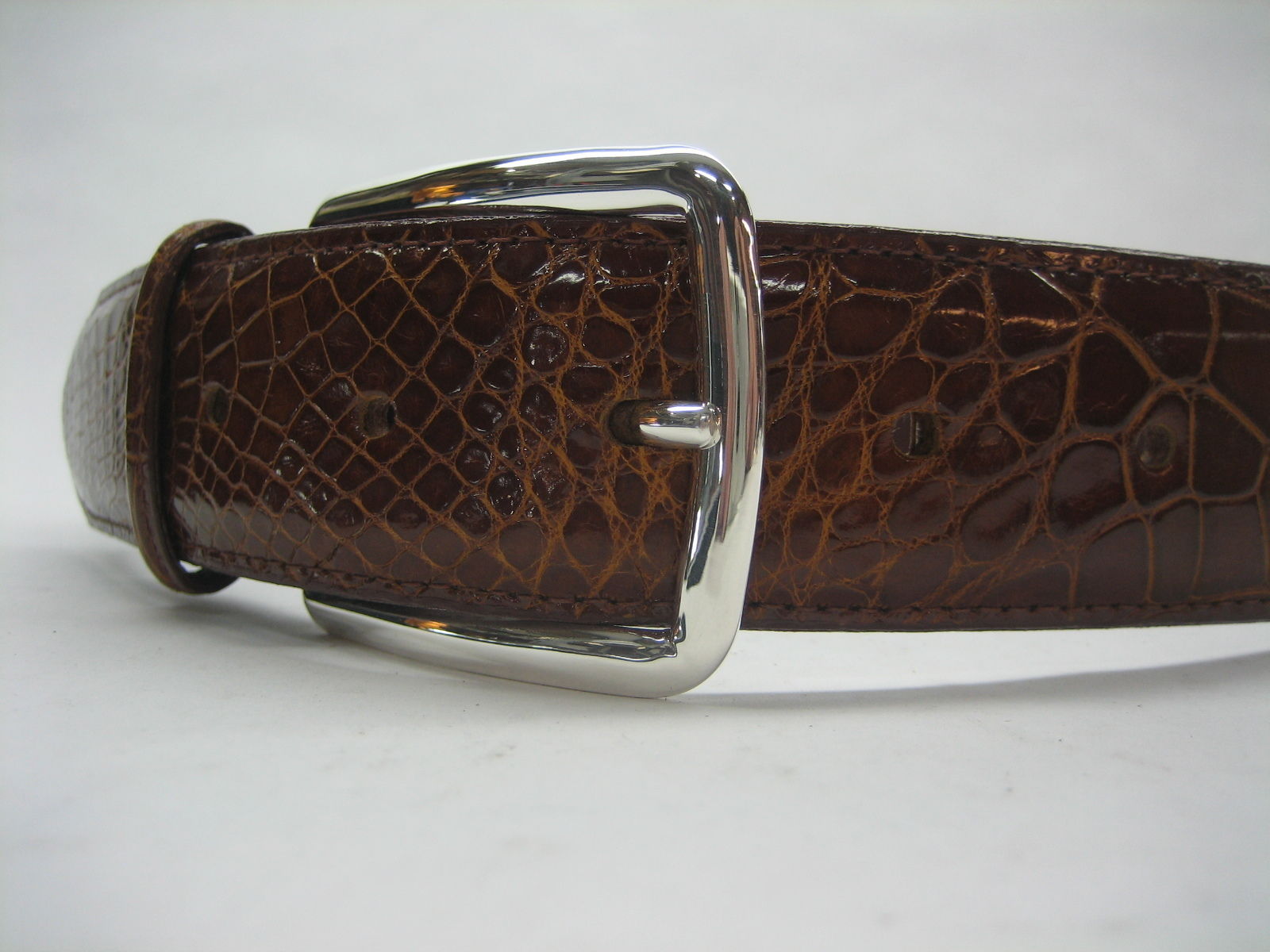 Sterling silver 925 solid buckle 32 grams, for 1-1/2&Prime; belt straps made in U.S.A.