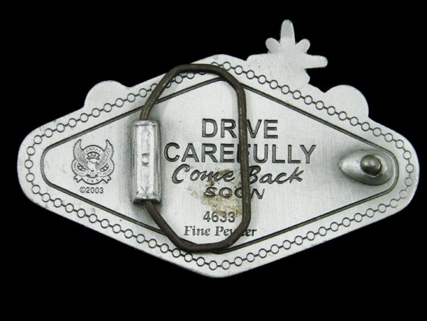 SK01133 2003 **WELCOME TO FABULOUS LAS VEGAS NEVADA** COMMEMORATIVE BELT BUCKLE