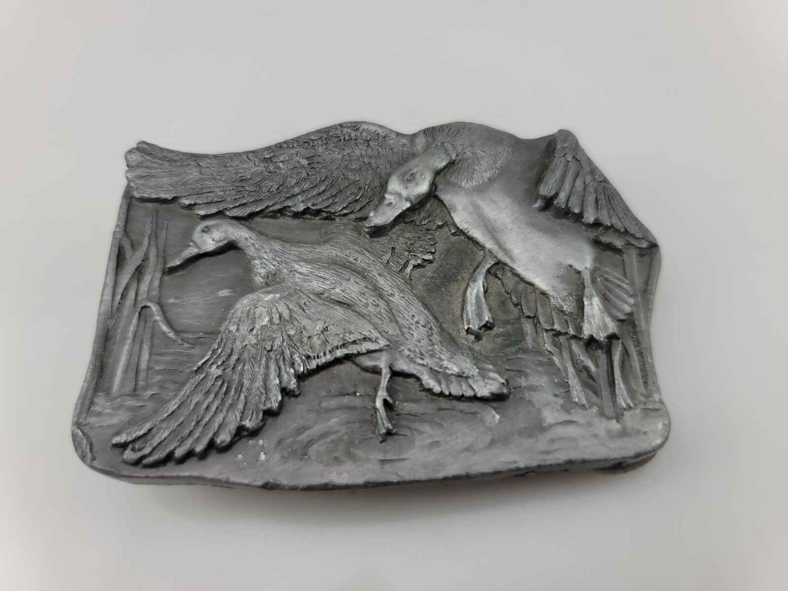 Flying Ducks Bergamot Brass Works Belt Buckle Z-144