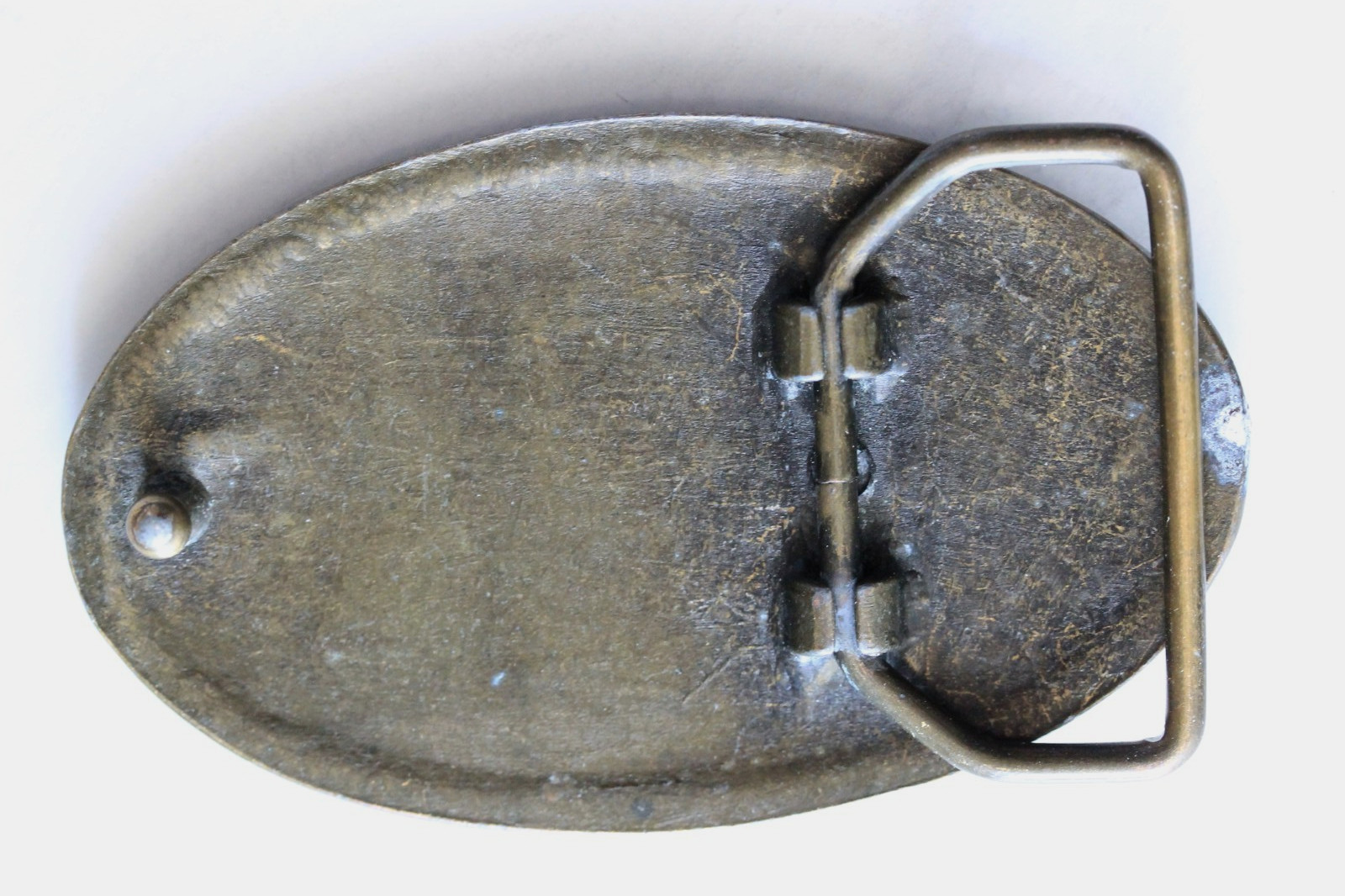Vintage Wish upon a Star Brass Tone Belt Buckle