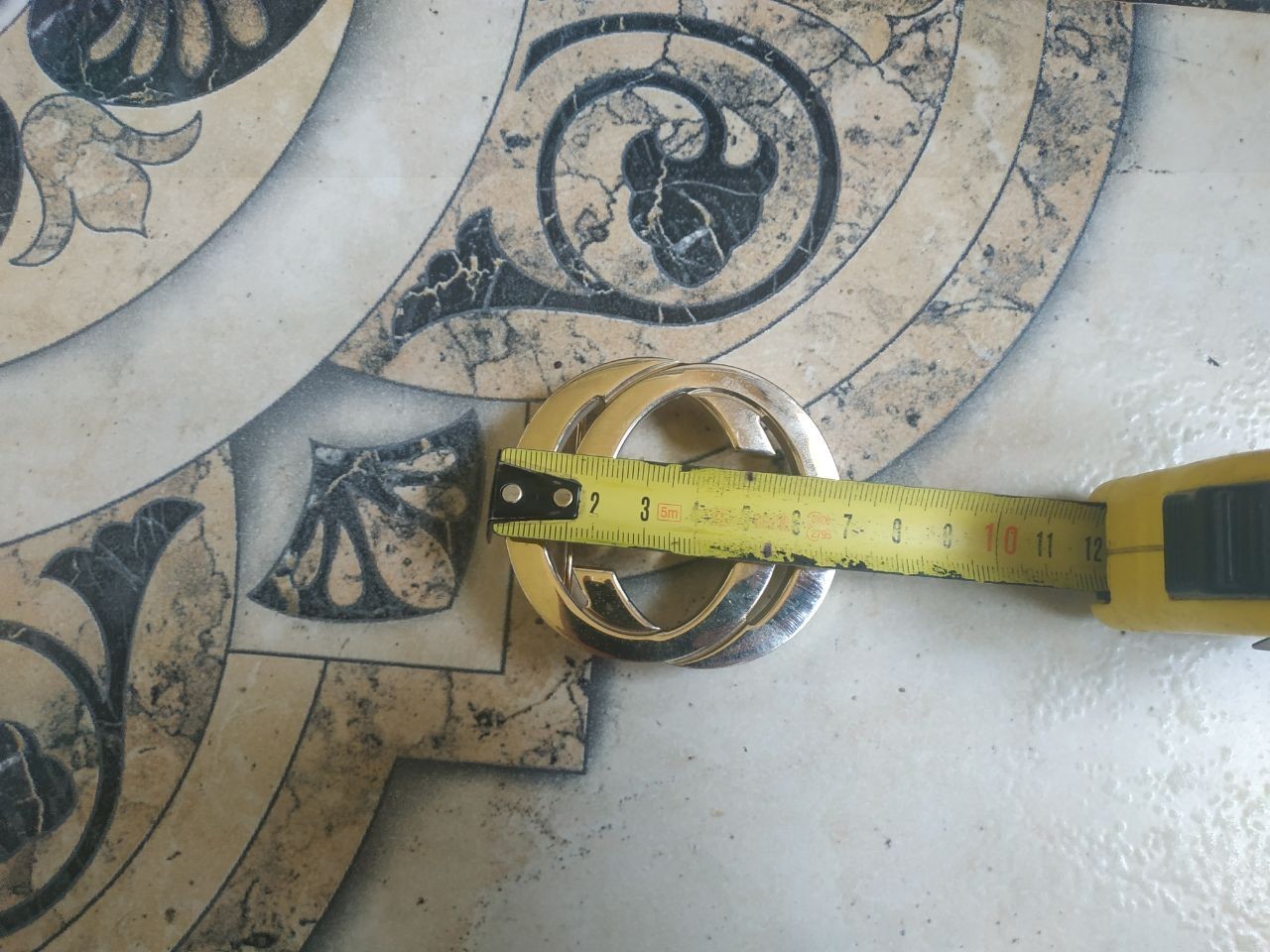 Authentic Gucci Interlocking G Belt Buckle Gold Tone Replacement 4cm 1.5&Prime; Buckle