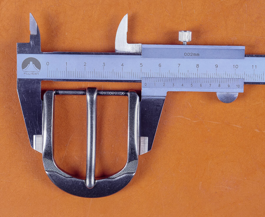 Metal Square Single Prong Pin Belt Buckle Fits 40MM Tongue Leather Belts Straps