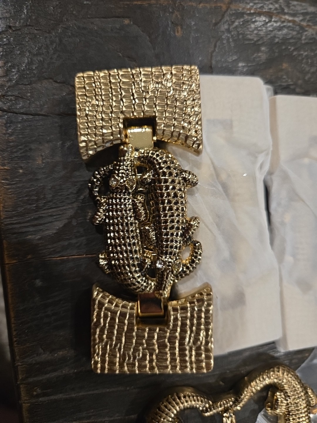 6 Piece Gator Belt Buckle Set