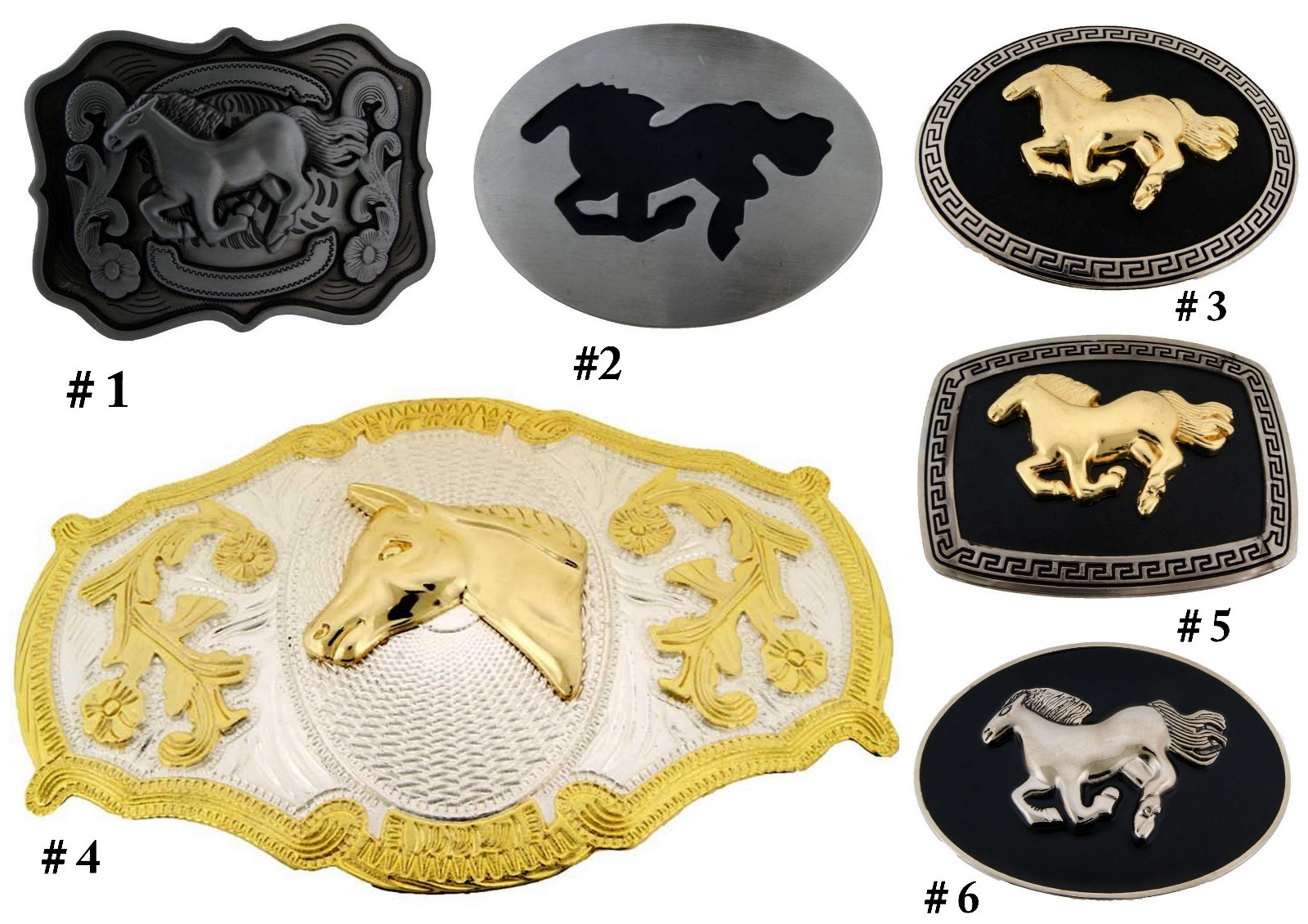 Horse Head Saddle Shoe Belt Buckle Western Rodeo Costume Big Men Women Cowboy