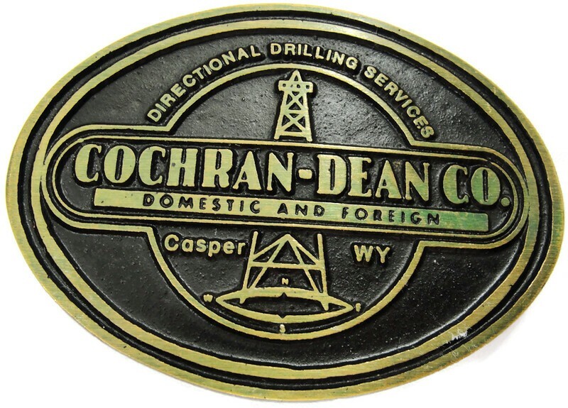 Cochran-Dean Belt Buckle Drilling Services Casper Wyoming DynaBuckle Bronze