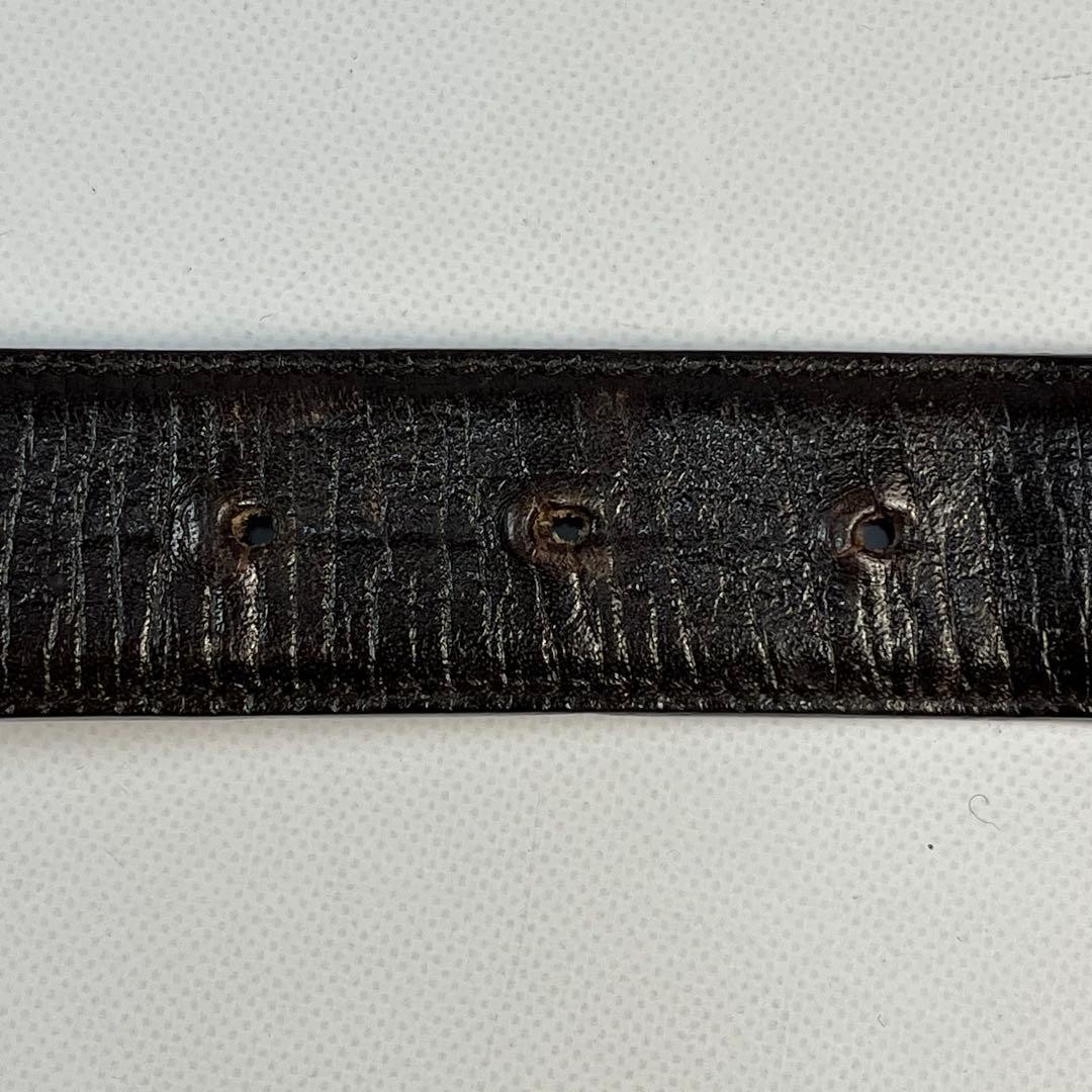 GUCCI Pre-Owned Belt Sherry Line Silver Buckle Leather