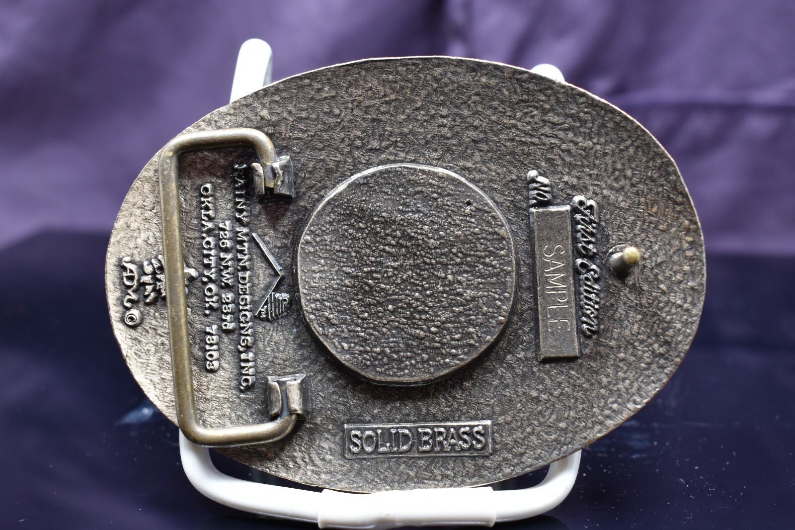 RAINY MOUNTAIN DESIGNS ADM JOHN WAYNE AN AMERICAN SOLID BRASS SUPER RARE »SAMPLE »