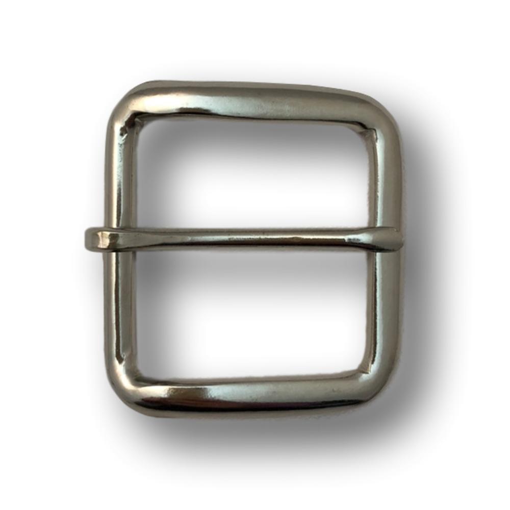 1.5&Prime; Square Nickel Belt Buckles – 12 pack