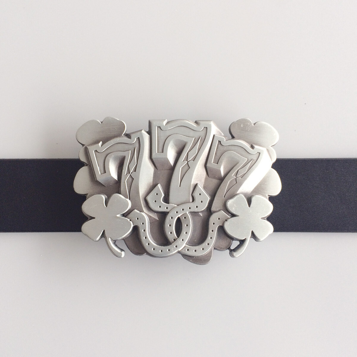 Lucky 777 Vintage Belt Buckle Gurtelschnalle Boucle de ceinture