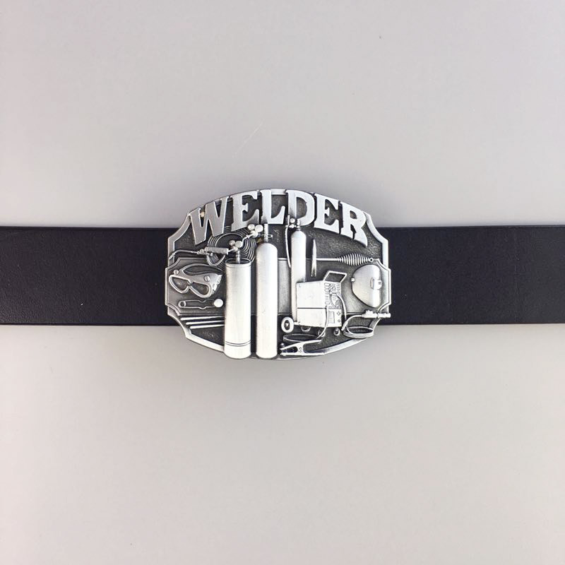 Vintage Welder Trades Tradesman Belt Buckle Gurtelschnalle also Stock in US