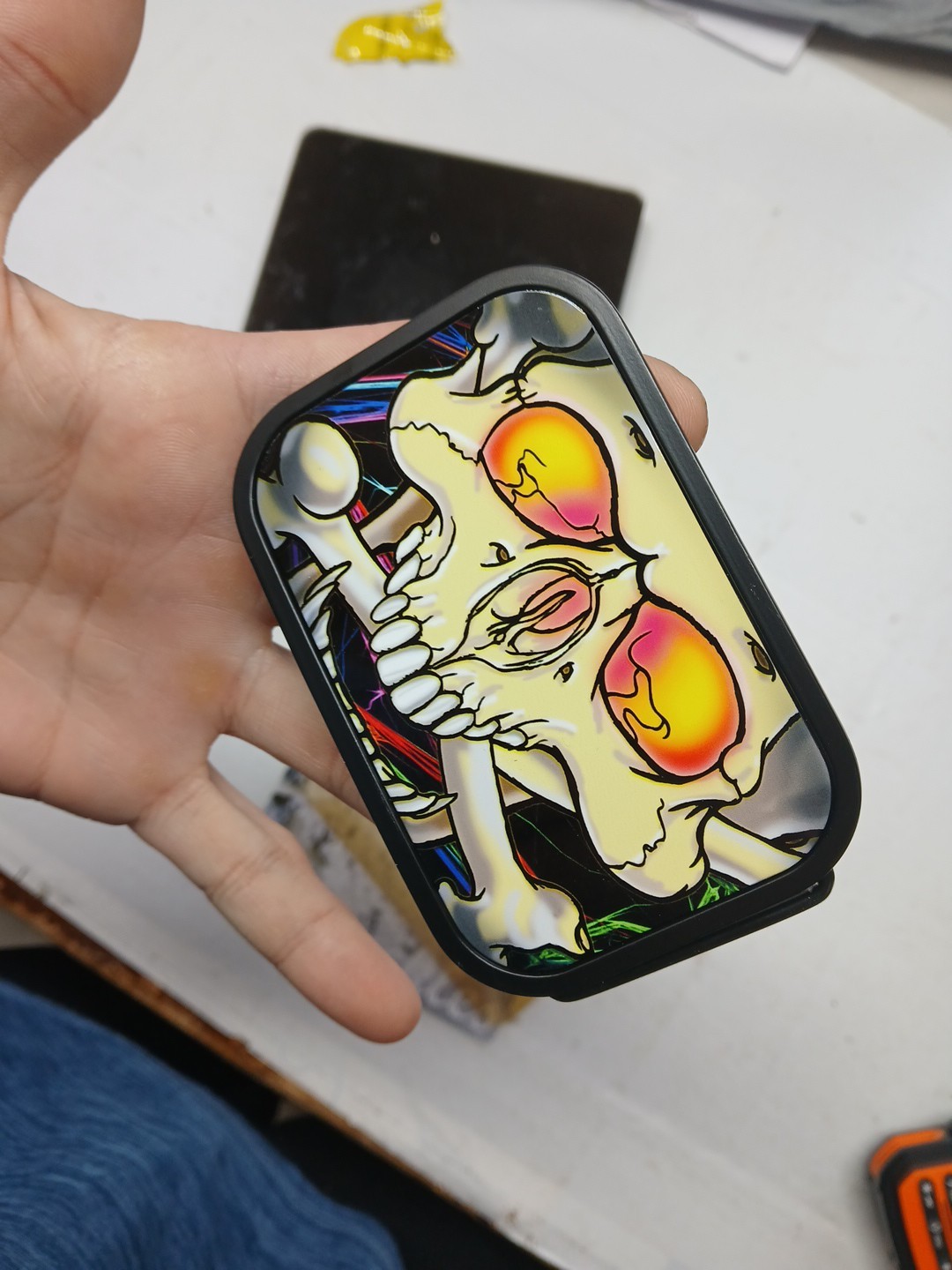Like ED HARDY HOTBUCKLE “SKULL & Cross Bones BELT Buckle Only New
