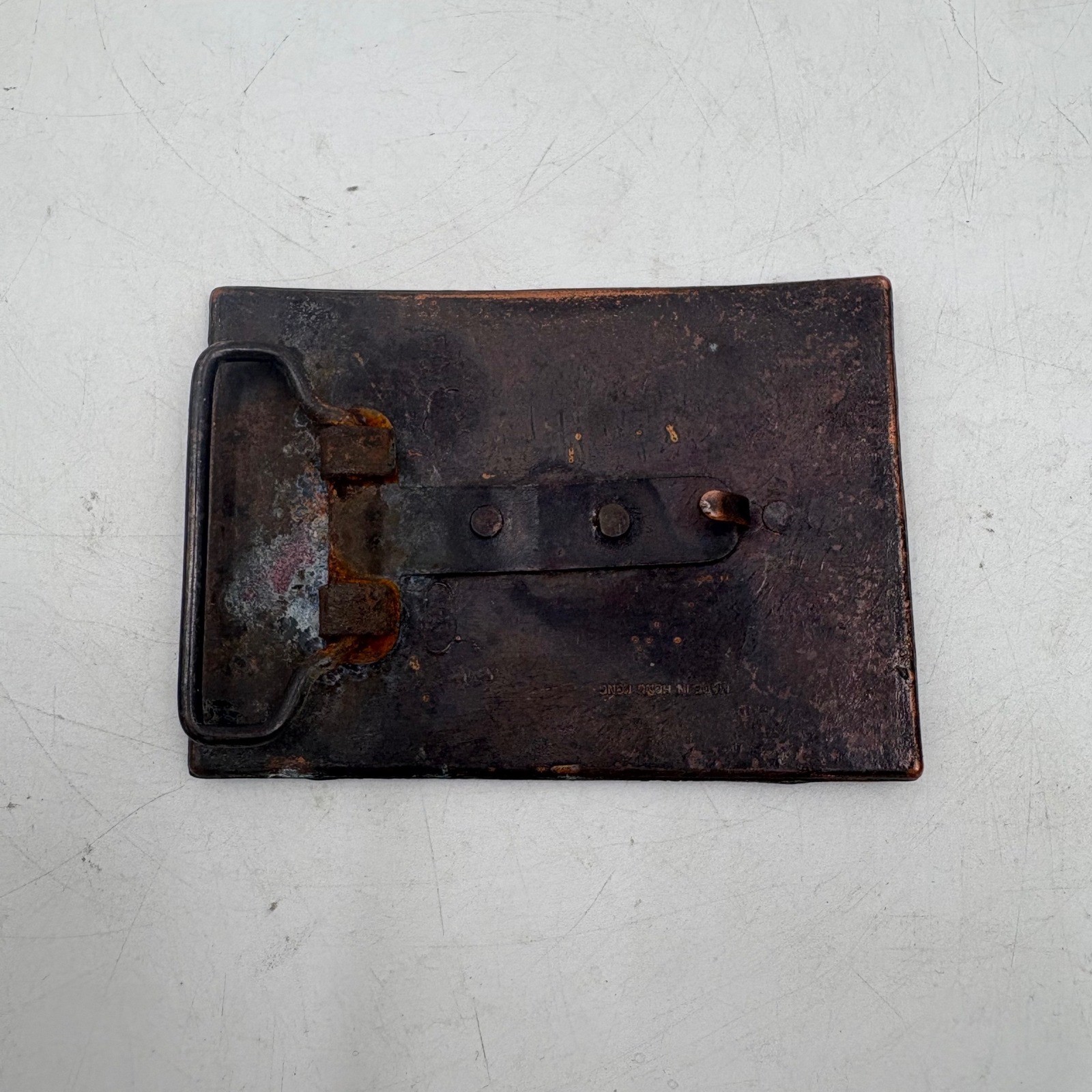 Vintage Ford Brass Belt Buckle $750 There&rsquo;s a Ford In Your Future Old Car