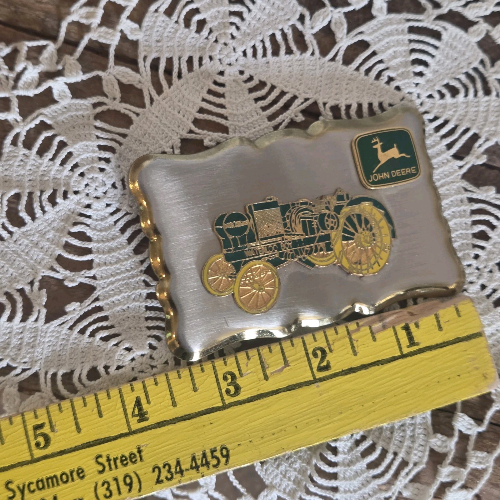 Vintage Never Used John Deere Belt Buckle