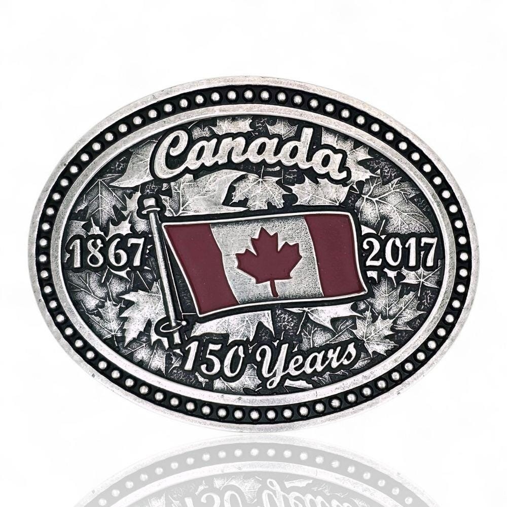 Montana Silversmiths Canada Canadian Pride Commemoratice Belt Buckle NIB NEW