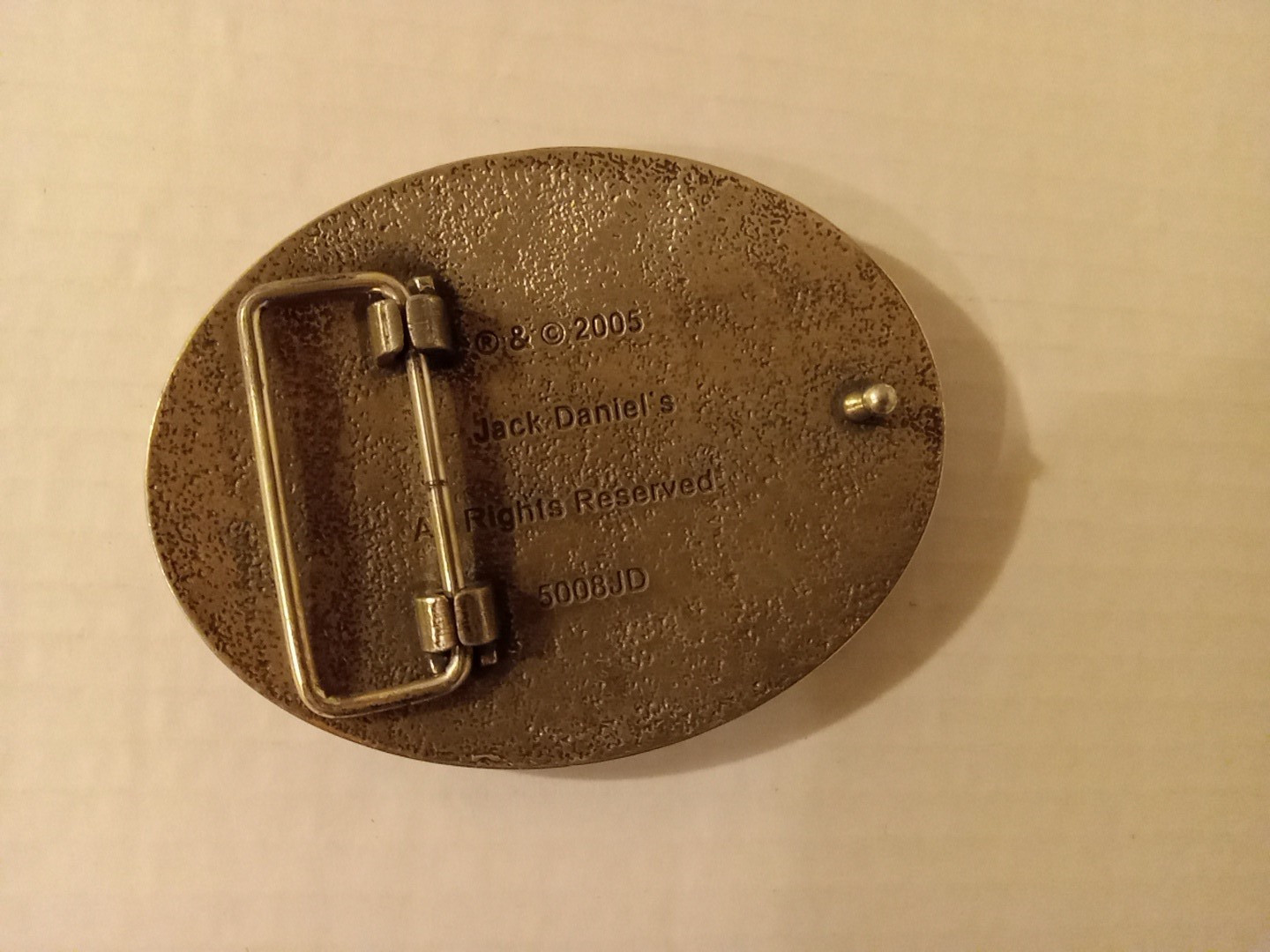 2005 Jack Daniel&rsquo;s Old No. 7 Brand Whiskey 5008JD Belt Buckle