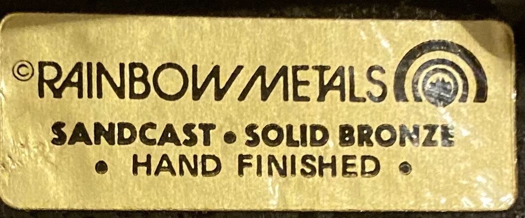 Vintage Metal Belt Buckle, Solid Bronze, Boeing, Military Airplane Company, Aero