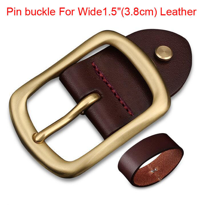 New Top quality Golden Mens Belt Buckle Pin Buckle For Wide 1.5&Prime;(3.8cm) Leather