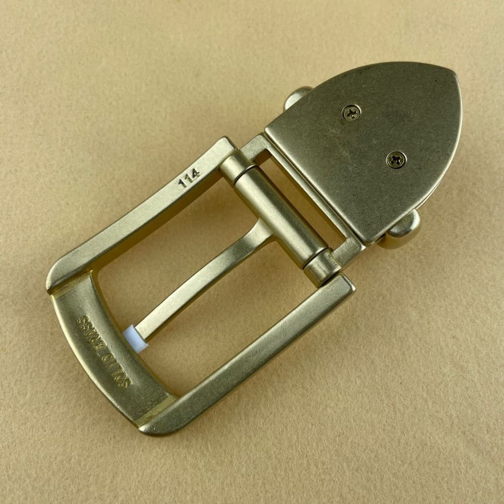 40mm Brass Tail Clasp Buckle European American Style Handmade Leather Belt DIY