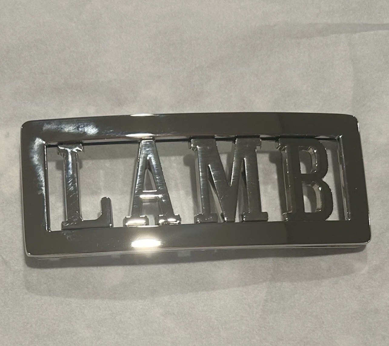 GWEN STEFANI L.A.M.B. LAMB NO DOUBT Belt Buckle