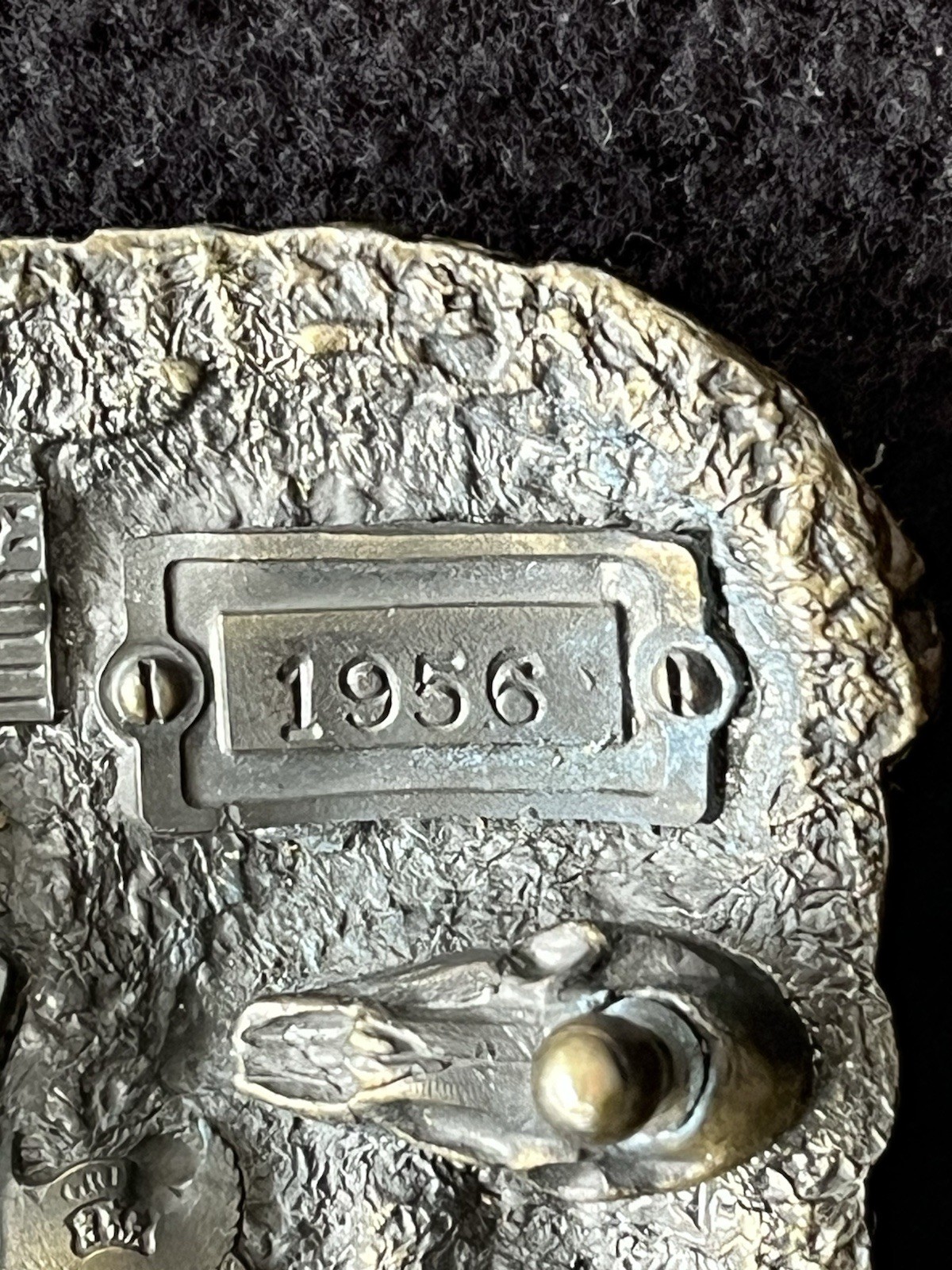 1991 Native American Indian Chief Skull The Great American Buckle Co. USA #1956