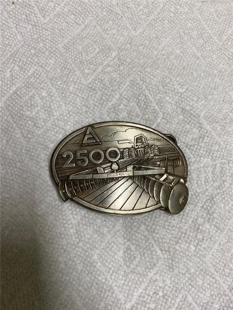Vintage 1979 Allis Chalmers 2500 Tractor Belt Buckle, Farming, Wisconsin
