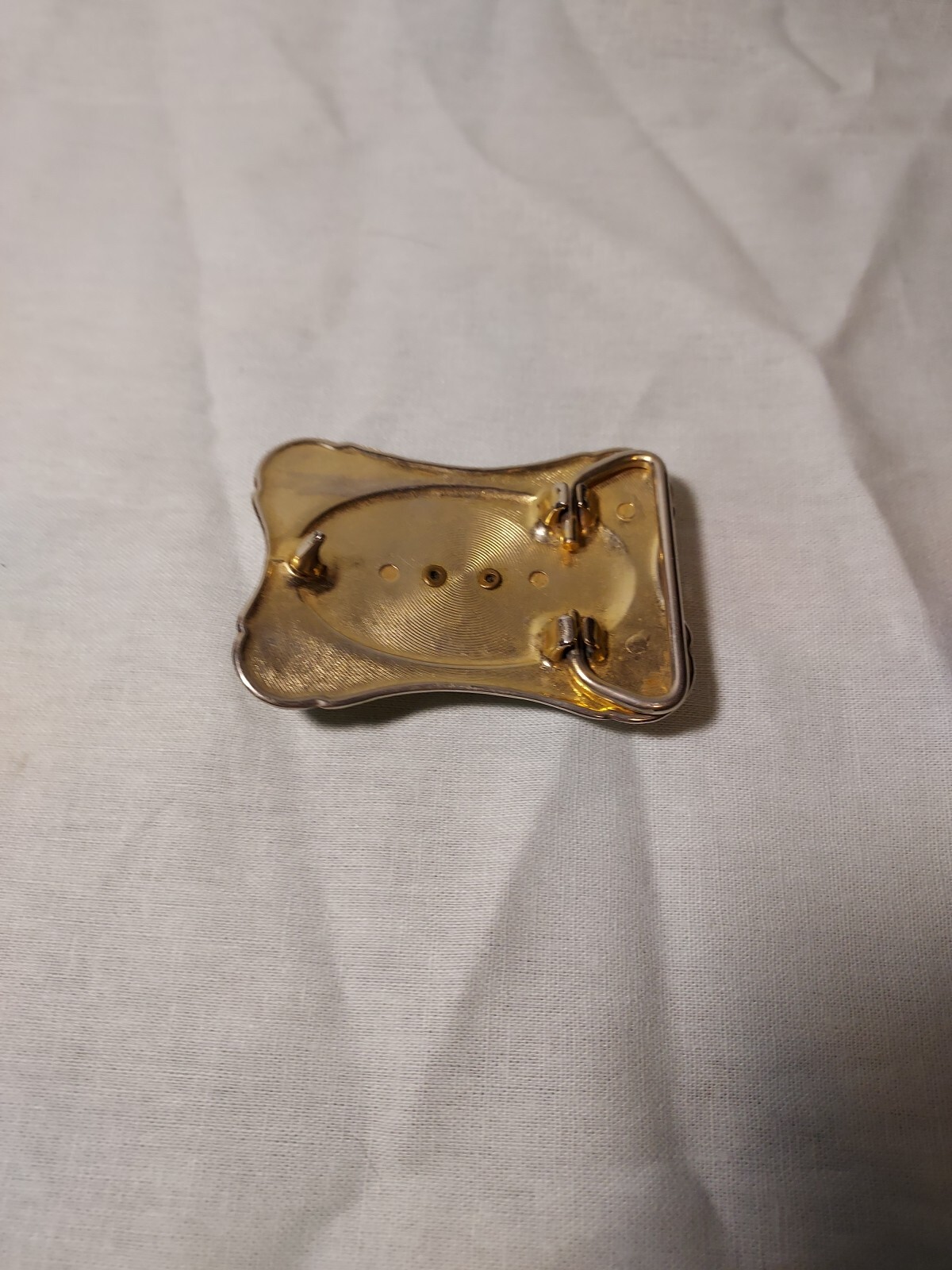 Red Agate Western Vintage Belt Buckle