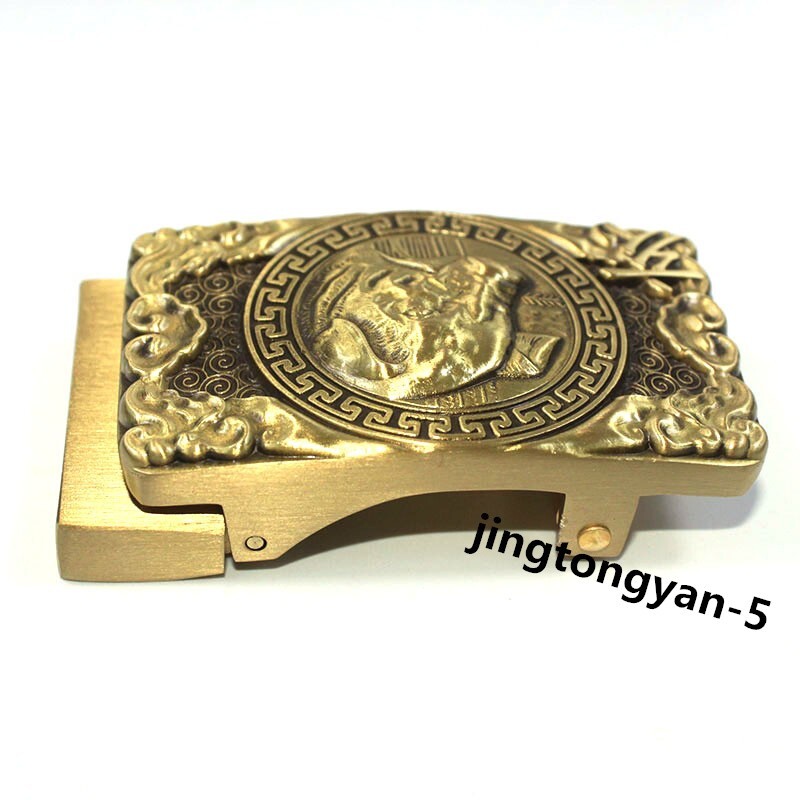 Solid Brass « Pig » Belt Buckle Automatic Belt Buckles Fits For 35mm Wide Belt