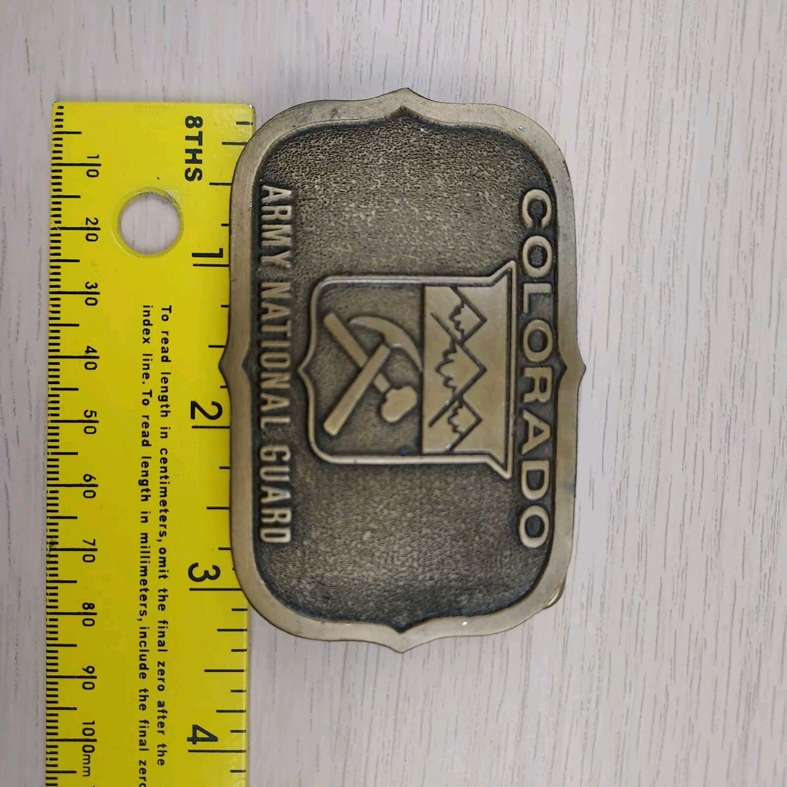 Colorado Army National Guard Belt Buckle