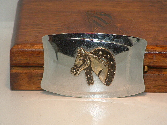 Pre-Owned Men’s Horse & Horseshoe Belt Buckle