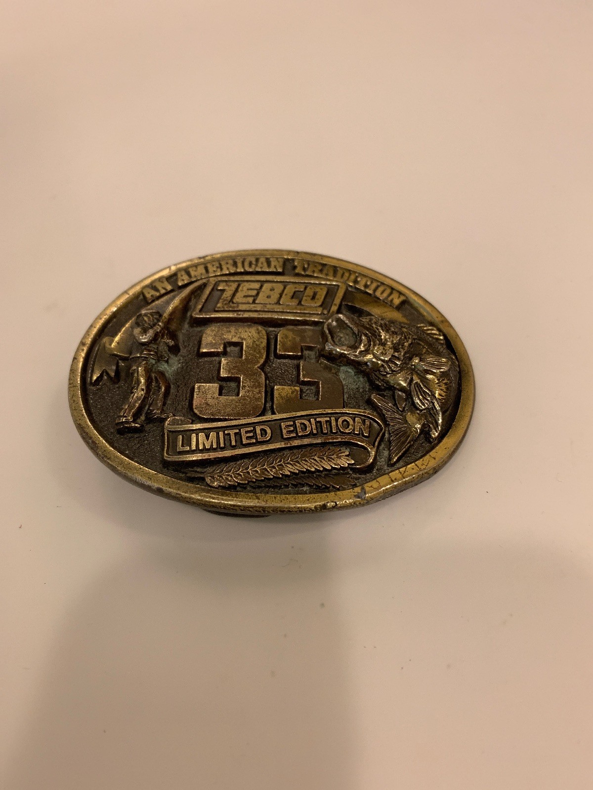 Vintage Solid Brass Lebco Limited Edition Belt Buckle An American Tradition