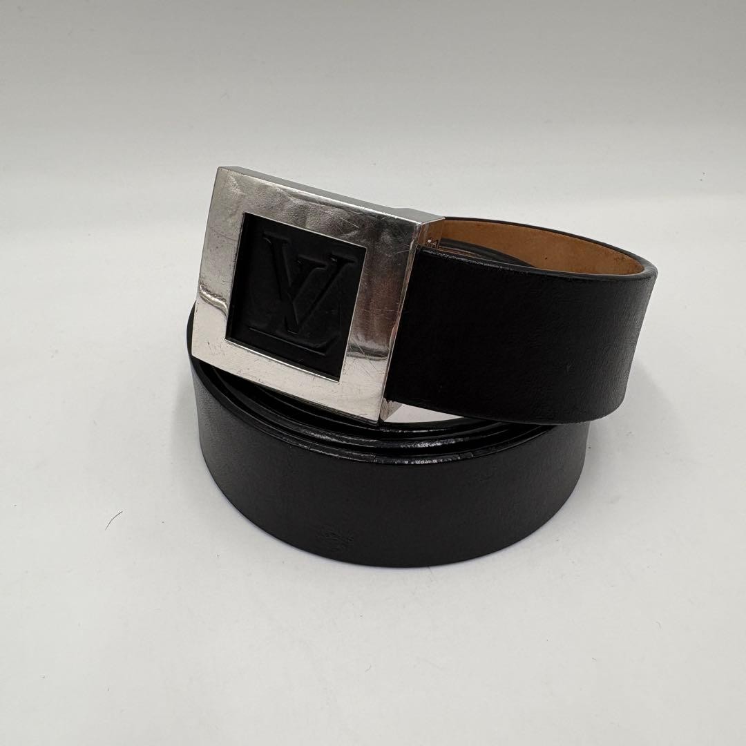 Louis Vuitton Pre-Owned Sainteur Stamp Men&rsquo;S Belt Leather