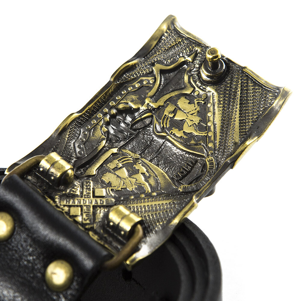 Military belt buckle Steel fist, Medieval, Military belt buckle; Armored buckle