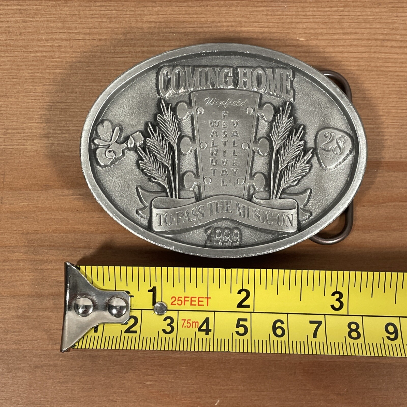 Walnut Valley Bluegrass Festival 1999 Belt Buckle RARE Winfield Kansas 89/200