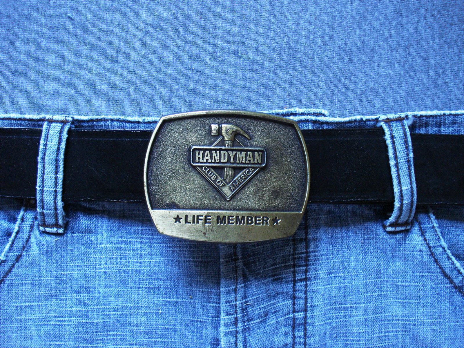 1996 Vintage Handyman Club of America Life Member Buckle