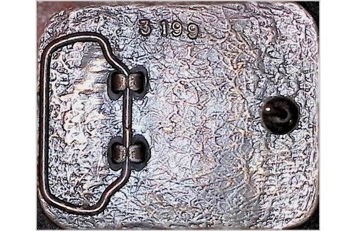 End of the Trail Brass Belt Buckle 3 Native American 1970s Stamped Fraser