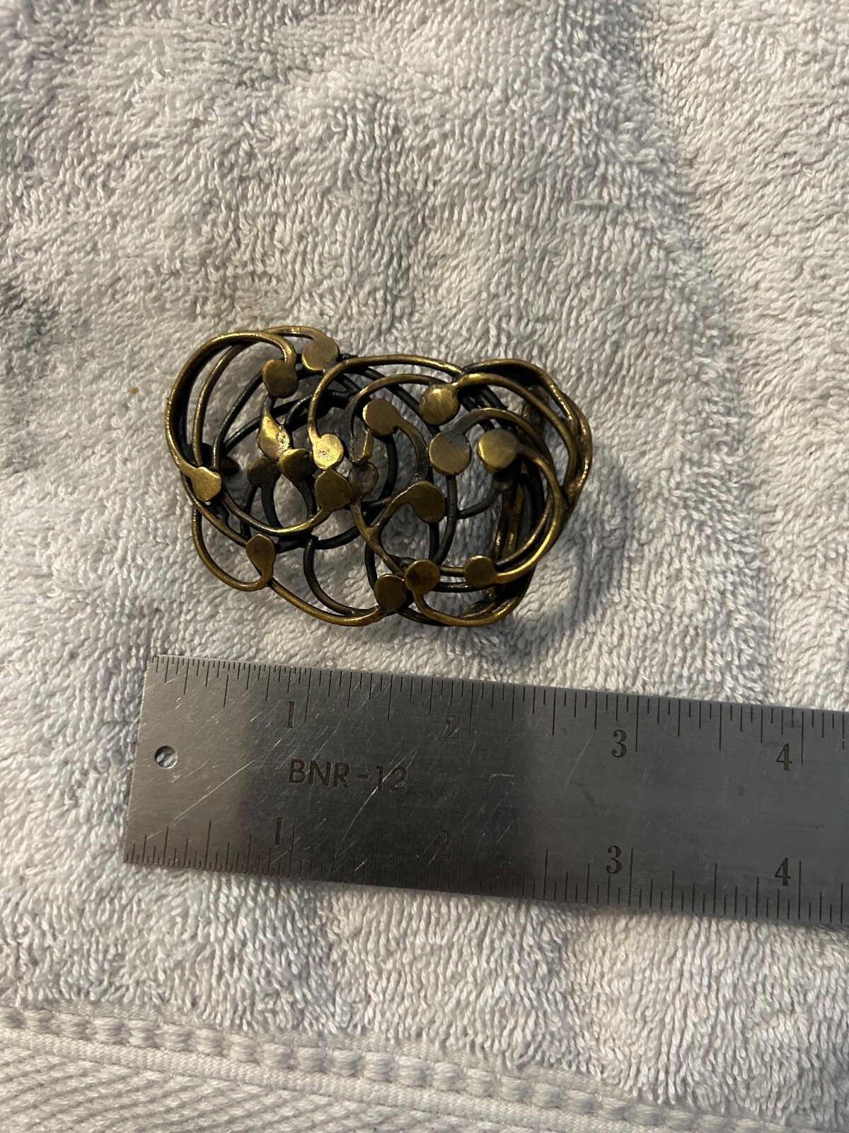 Vintage Modern Modernist Abstract Belt Buckle