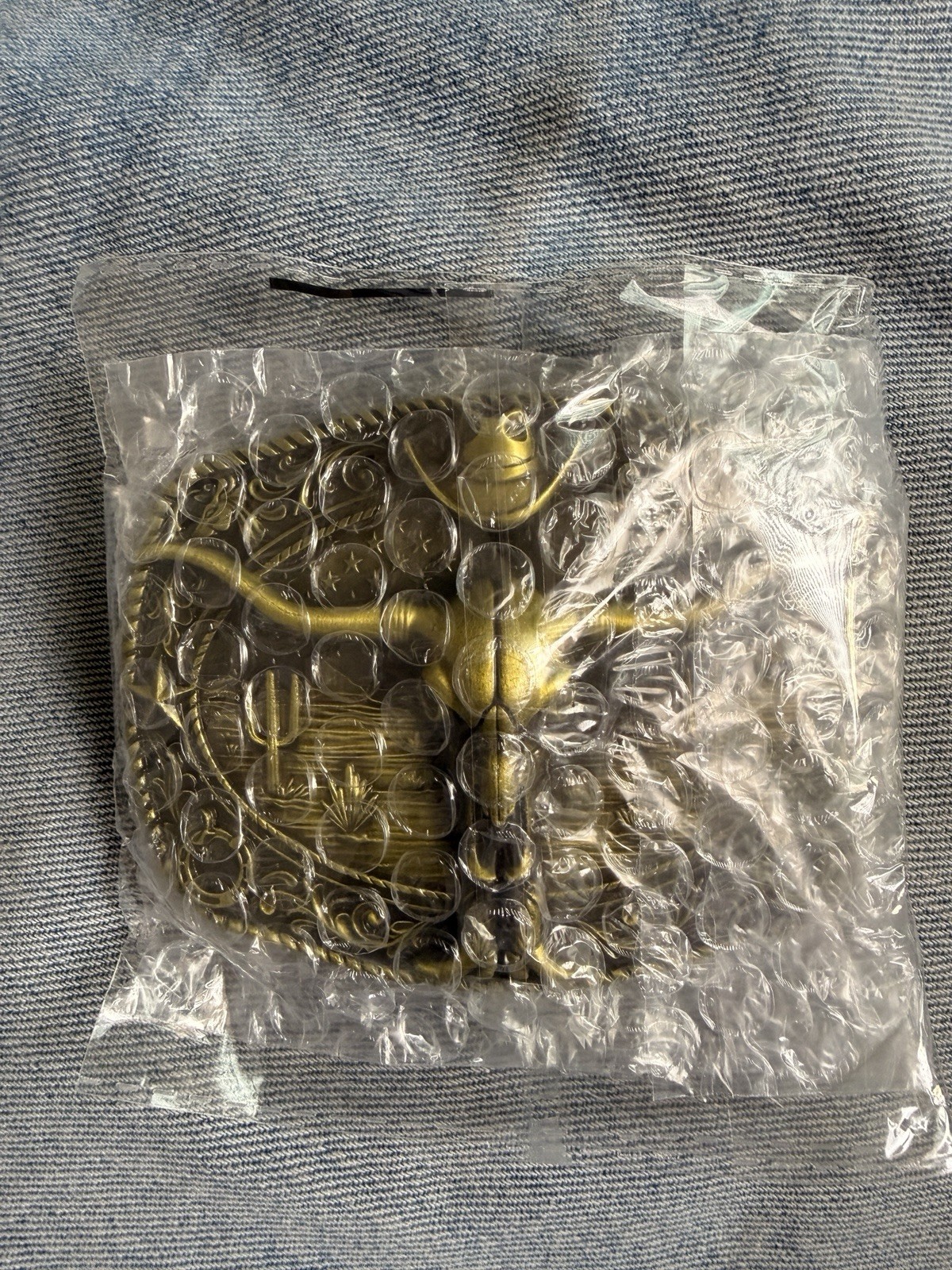Western Longhorn Bull Skull Belt Buckle – Gold Tone Finish New Big Size Buckle