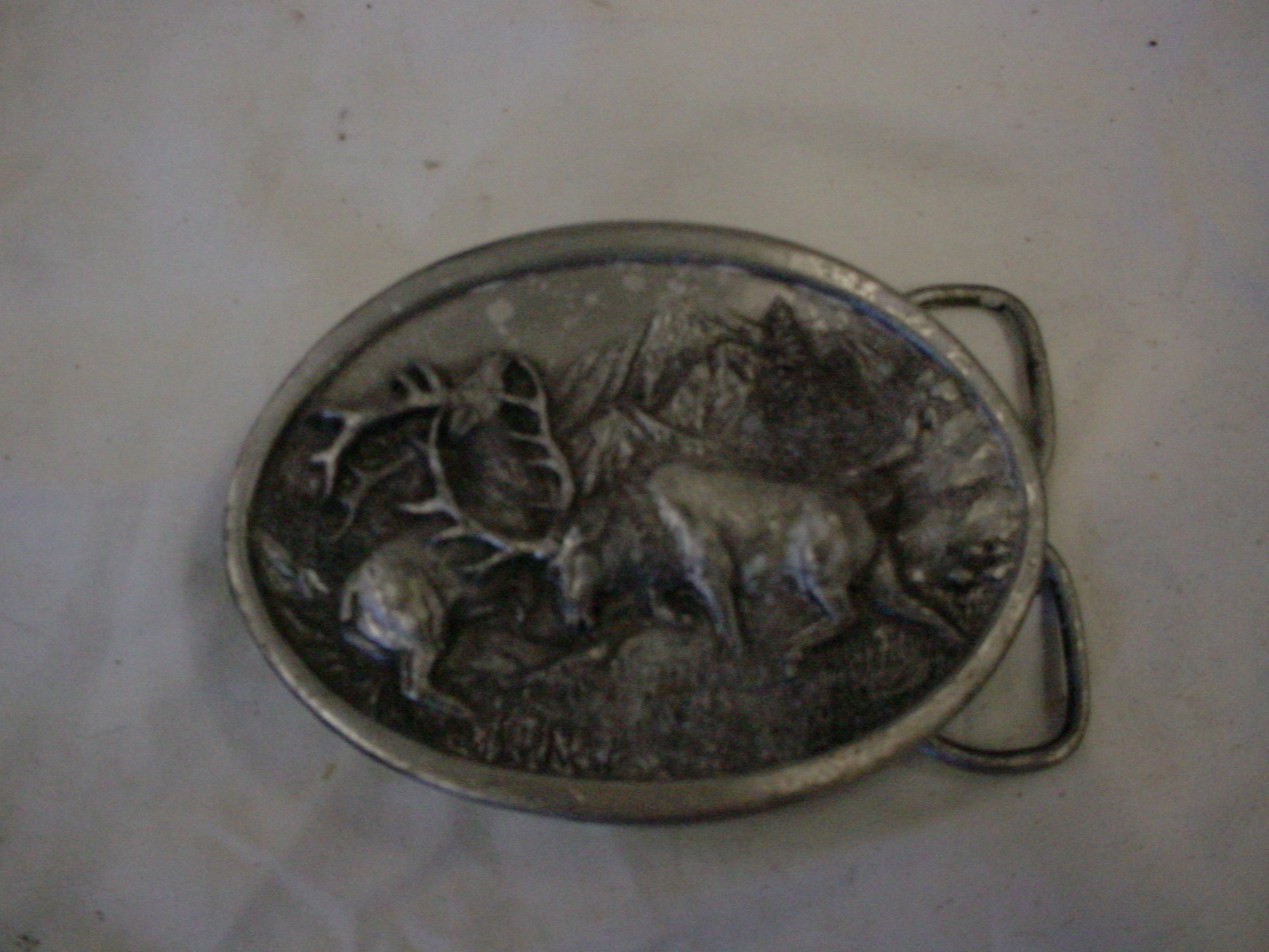 1983 Elk Belt Buckle-Siskiyou Buckle Co. Williams, Oregon