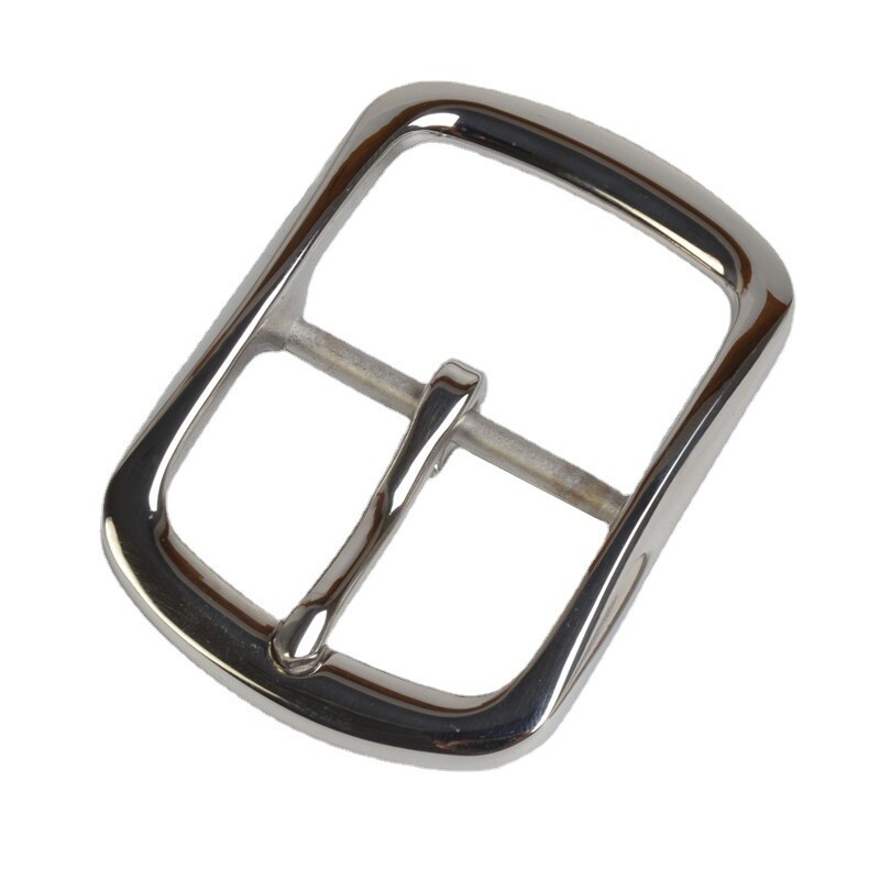 1pc 40mm (1.5&Prime;) Heavy Duty Stainless Steel Single Prong Buckle For Belt Rectangular
